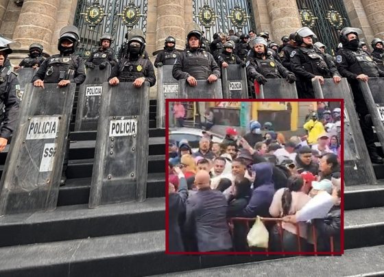 Furioso porque Morena decidió llamar a que volviera Gerardo González García, diputado propietario, su suplente Víctor Hugo Lobo Rodríguez secuestró este miércoles el Congreso de la Ciudad de México. FOTO: Especial
