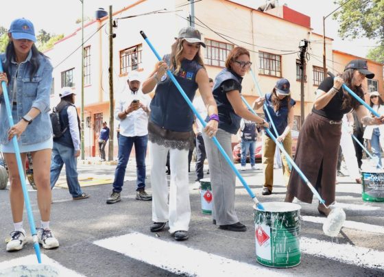 “Hasta que vemos a alguien que trabaja”, señalaron vecinos al expresar su apoyo a la alcaldesa durante un recorrido en la colonia Vista Alegre.