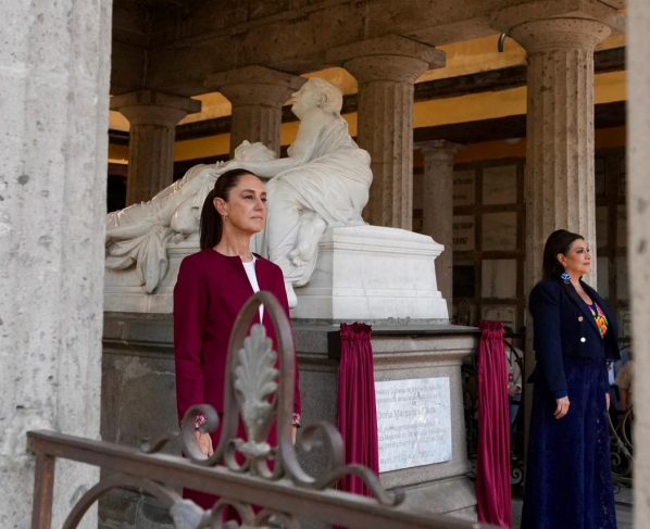 Brugada enfatizó que este reconocimiento, impulsado por la actual administración federal, marca también un cambio de época en la forma de nombrar y entender la historia de México. FOTO: Especial