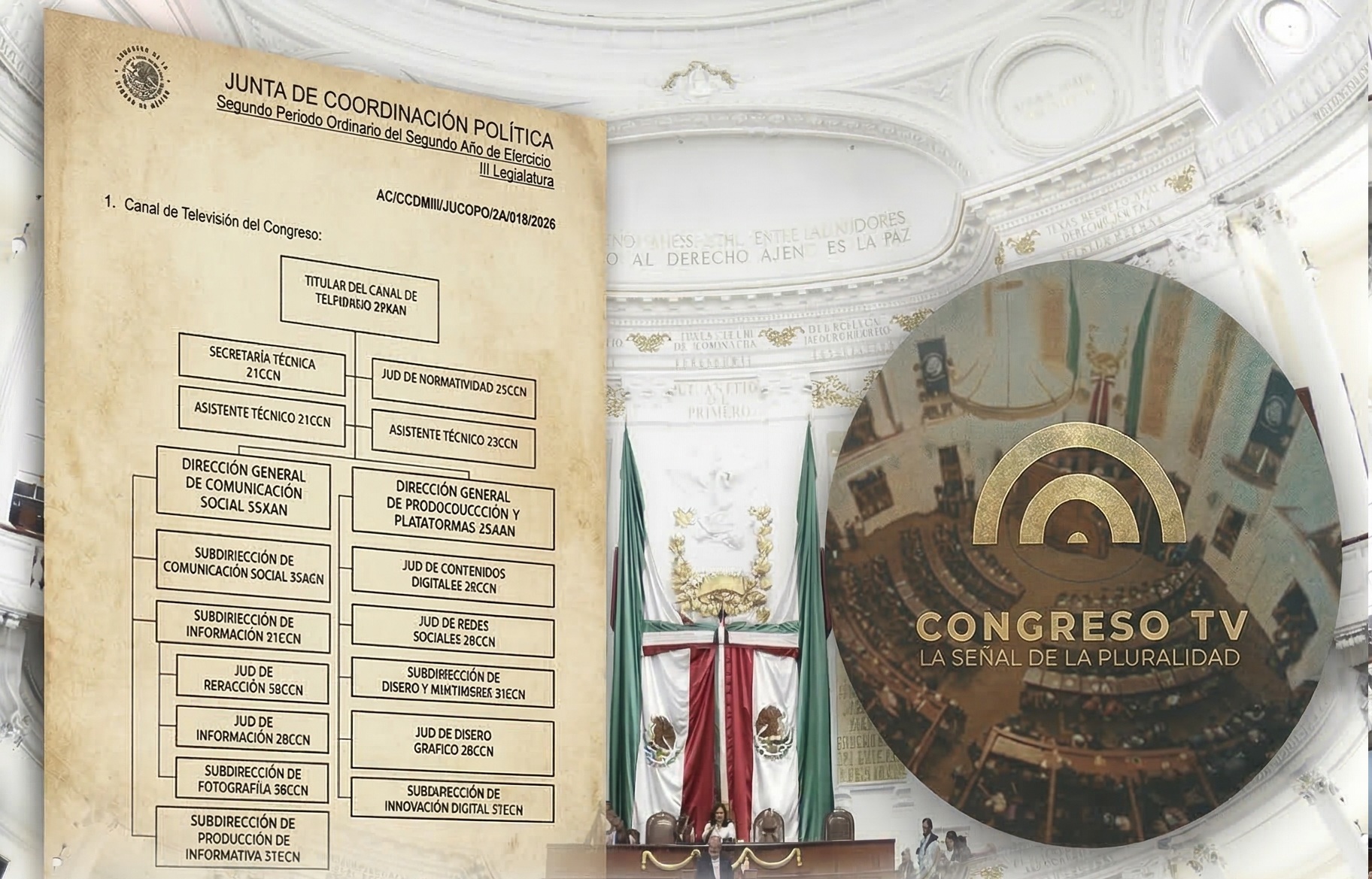 Pues con ese acuerdo, el director general del Canal del Congreso, Rocha ya no va a tener pretexto para seguir dilatando la entrega de su Plan de Trabajo, de la mano de la propuesta de presupuesto para la operación del Canal, pues su fecha límite original era el 31 de enero, aunque le ampliaron el plazo al 28 de febrero, y ya tiene casi medio mes que se le venció.