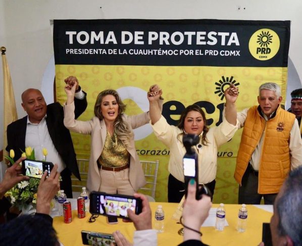 Diputada Nora Arias, líder el PRD CDMX, reconoce las décadas de trabajo de Ceci Ocampo, a favor de la población en la demarcación territorial.