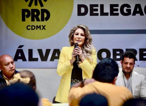 La presidenta del Partido de la Revocación Democrática (PRD) Ciudad de México, Nora Arias Contreras advirtió que el organismo político atraviesa un momento clave que requiere liderazgo, lealtad, claridad política y trabajo territorial para reconstruir la confianza ciudadana. FOTOS: Especial