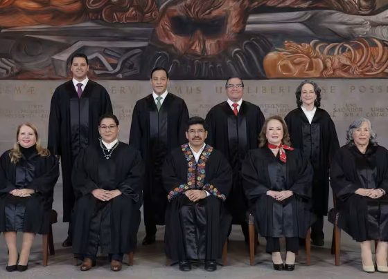 Sin embargo, en esta ocasión Morena controla en absoluto a los nueve ministros de la Suprema Corte, por lo que un escenario probable sería que le validarían su reforma, a pesar de que se atropellara la Constitución, lo que se estaría un precedente absolutamente nefasto y dañino para el respeto al Estado de derecho en el país. FOTO: Especial