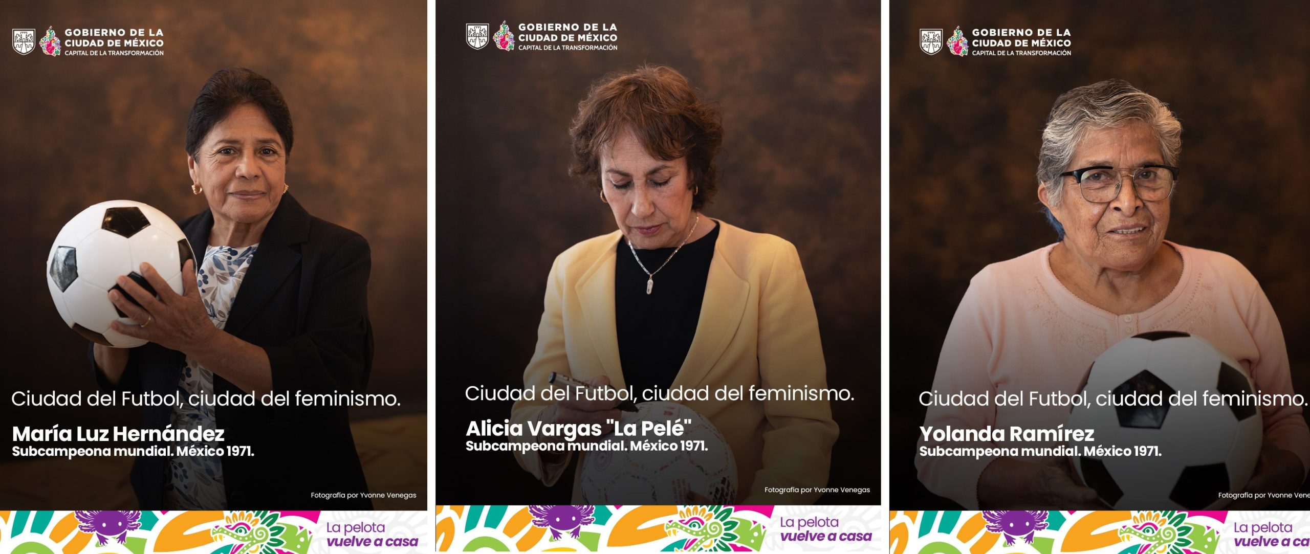 En 1971, en el Estadio Azteca, una generación de futbolistas rompió barreras y desafió estereotipos al disputar el Torneo Internacional de Selecciones Femeniles, considerado el primer gran mundial de futbol femenil. FOTO: Especial