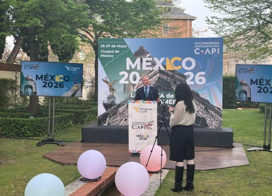 Este jueves en Madrid, el Consejo Empresarial Alianza por Iberoamérica anunció que su IX Congreso Iberoamericano se llevará a cabo este año en la Ciudad de México del 25 al 27 de mayo. FOTOS: Especial