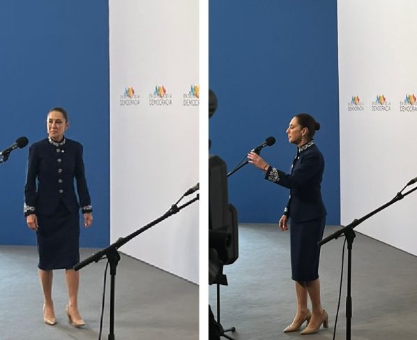 Al ser cuestionada sobre si hay tensiones diplomáticas entre España y México, Sheinbaum afirmó que nunca ha habido crisis diplomática: “nunca la ha habido. Lo que es importante es que se reconozca la fuerza de los pueblos originarios para nuestra patria”. FOTO: Especial