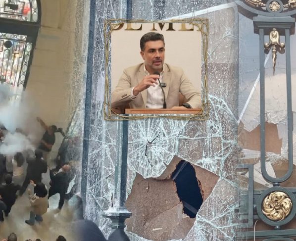 El origen de los destrozos en el Congreso de la CDMX tema tiene muchas lecturas políticas, pero parece claro que el principal afectado en este caso, el perdedor, es Sesma. FOTOS: Especial