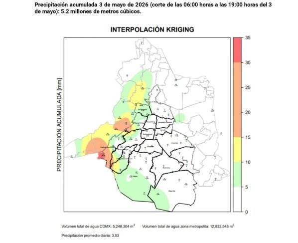 Con corte a las 19:00 horas, las brigadas de la SEGIAGUA ha concluido el 50% de los encharcamientos registrados en las alcaldías Cuauhtémoc y Gustavo A. Madero. FOTO: Especial
