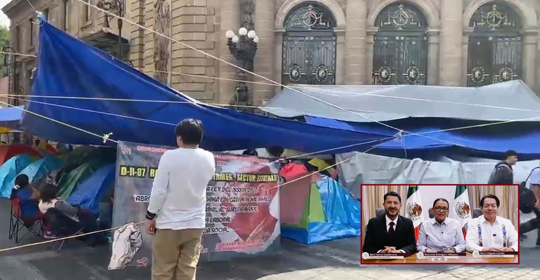 Al menos por algunos días –si es que no cambian de opinión intempestivamente–, al parecer la CDMX podrá descansar de los bloqueos y hechos violentos de la llamada ala (más) radical de la CNTE. FOTOS: Especial