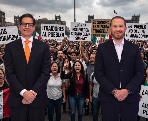 Hace un año planteé que por haber abandonado a sus electores, Taboada y Chertorivski deberían ofrecer disculpas, o ya al menos una explicación. Pero también expuse como escenario más probable que no lo harían y ahora reitero la prospectiva de que jamás lo harán. Esa pesada losa habrán de cargarla para siempre. Lo veremos. FOTOS: Especial / IMAGEN: El fondo ha sido modificado con IA de Gemini